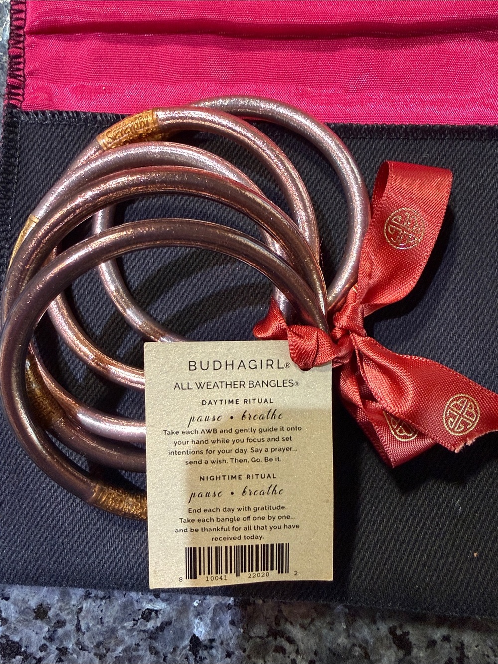 All Weather Bangles – Rose Gold Set